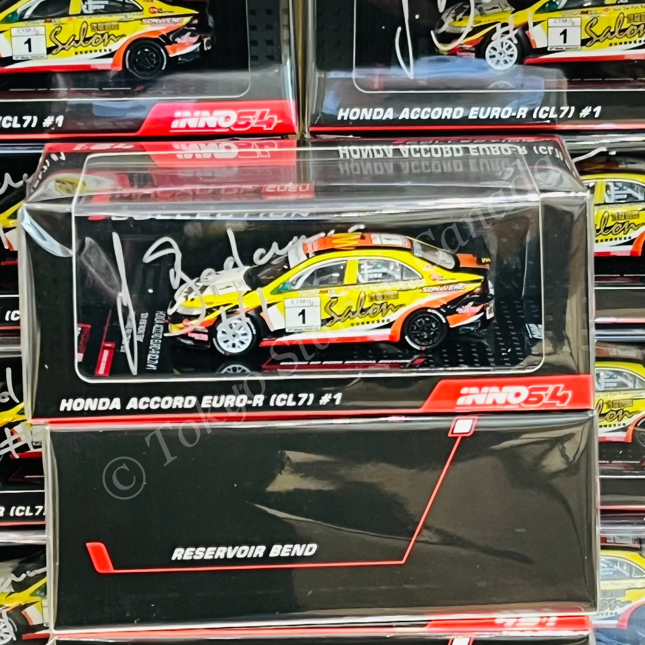 INNO64 MACAU GP 2020 COLLECTION HONDA ACCORD Euro-R (CL7) #1 Macau Grand Prix CTM Cup 2012 J. Badaraco IN64-CL7-MGP20JB **Autograph from J.Badaraco**