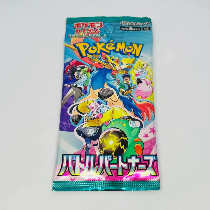 Japanese Scarlett & Violet Battle Partners sv9 Booster Pack Pokemon TCG