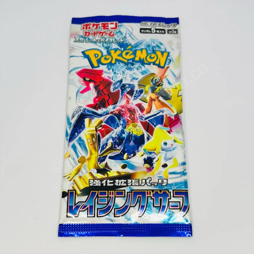 Japanese Scarlett & Violet Raging Surf sv3a Booster Pack Pokemon TCG