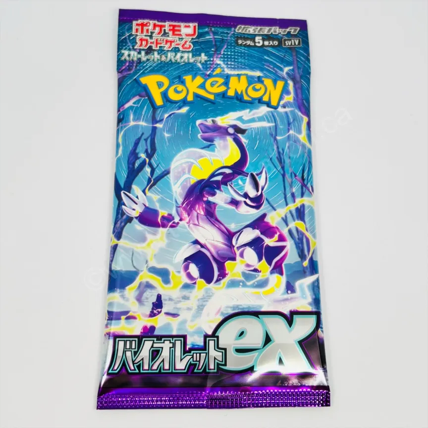 Japanese Scarlett & Violet "Violet" sv1V Booster Pack Pokemon TCG