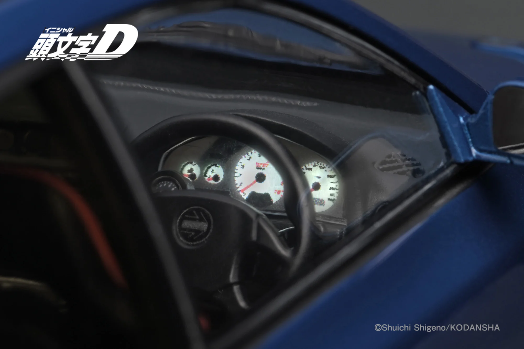 Ignition Model 1/18 INITIAL D SUBARU Impreza WRX type R Sti Version V (GC8) Blue With LED light IG3539 - Image 5