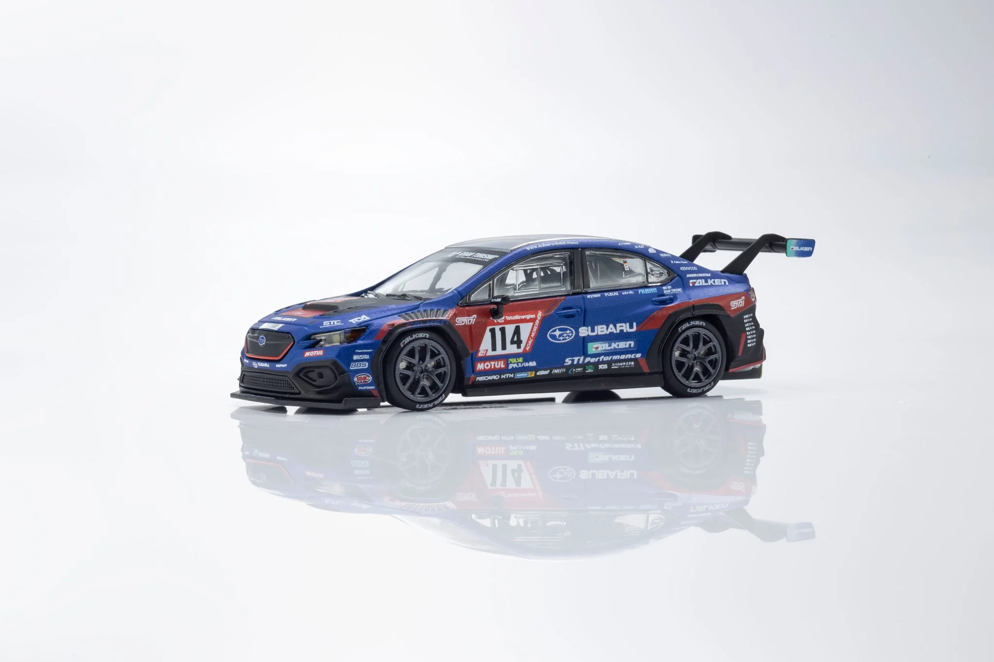 KYOSHO MINICAR BOOK 1/64 SUBARU WRX NBR2023 with LED (Compatible with MOTN LED BASE SYSTEM) 07129N23E - Image 4