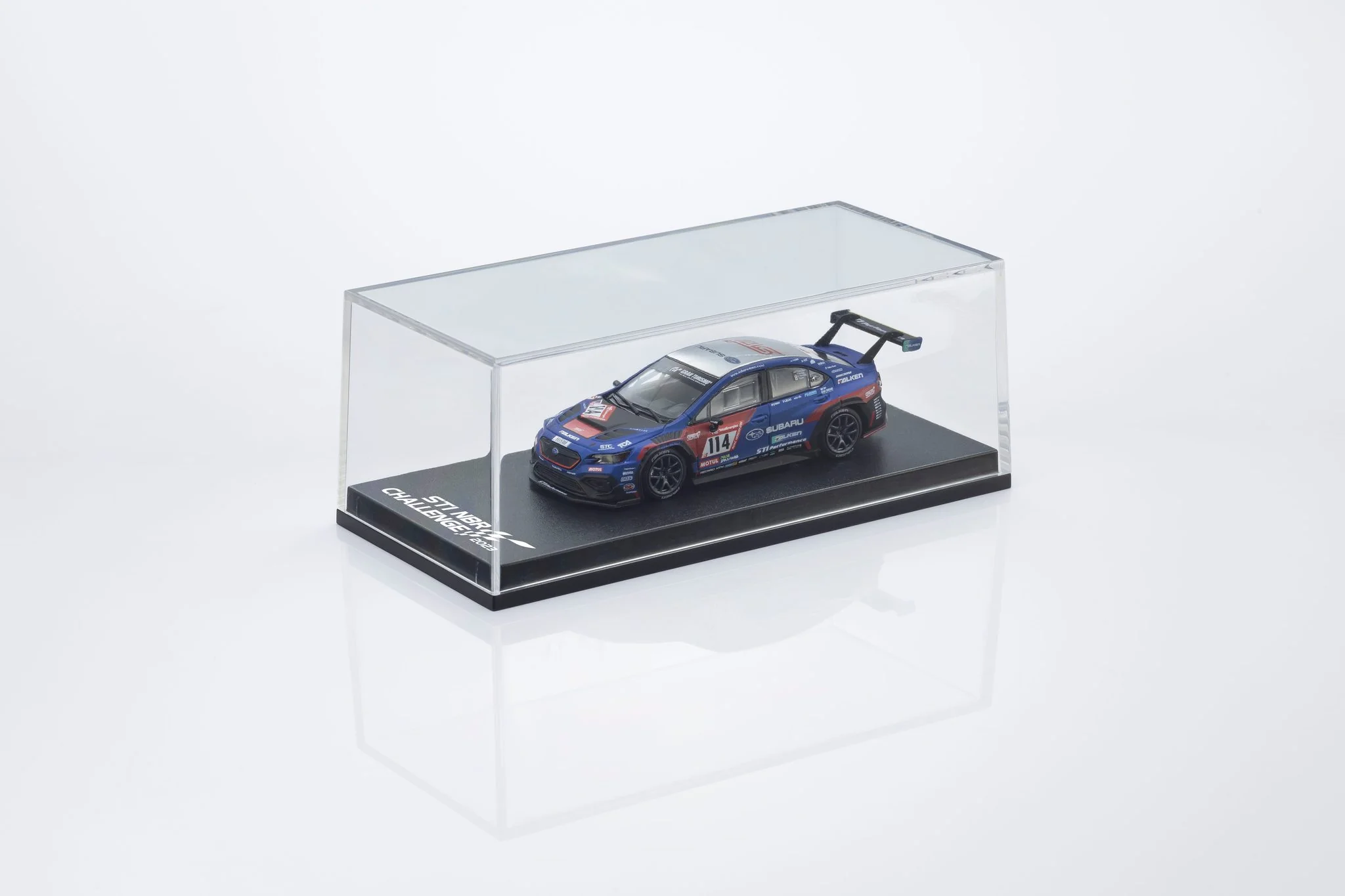KYOSHO MINICAR BOOK 1/64 SUBARU WRX NBR2023 with LED (Compatible with MOTN LED BASE SYSTEM) 07129N23E - Image 6