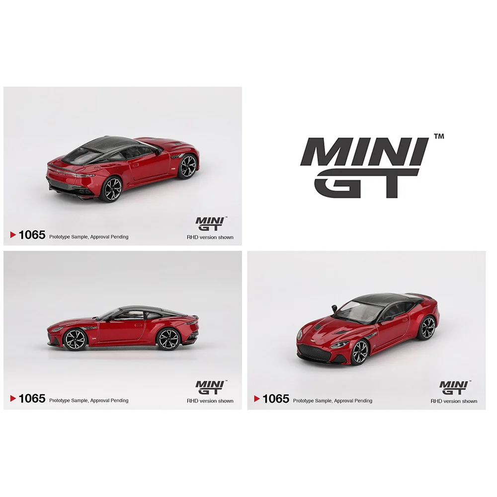 PREORDER MINI GT 1/64 Aston Martin DBS – Hyper Red MGT01065-BL (Approx. Release Date : Q4 2025 subject to manufacturer's final decision)