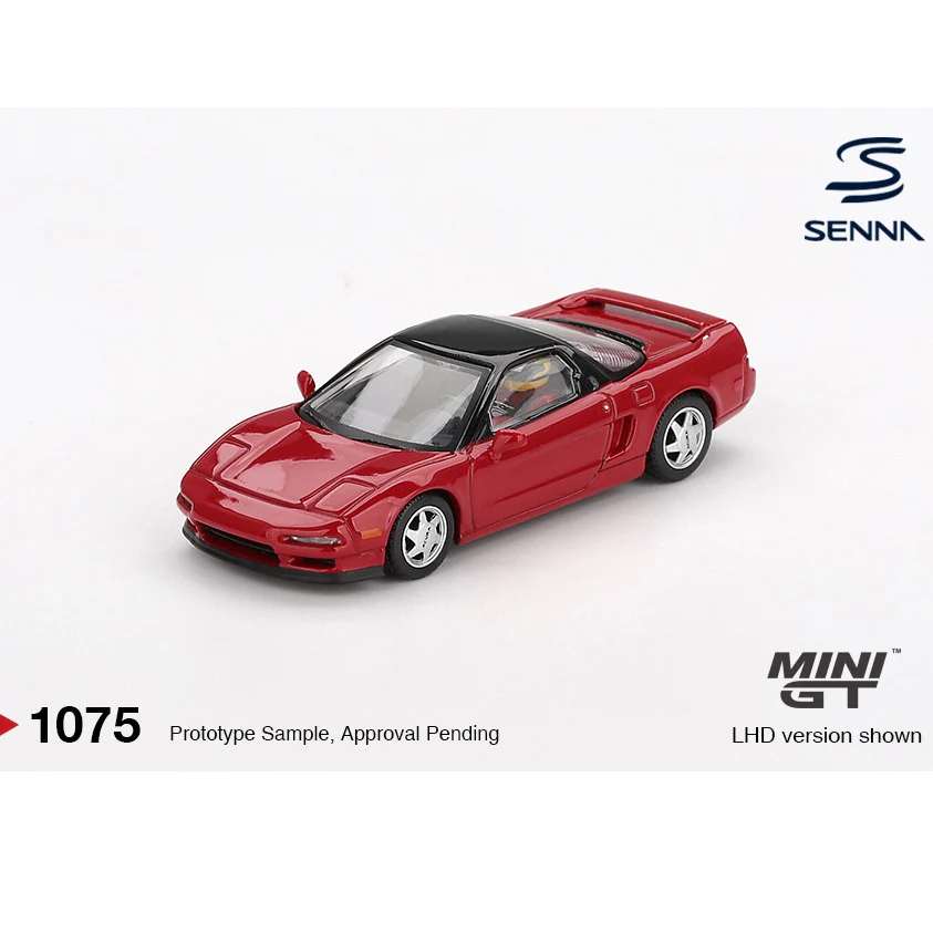 PREORDER MINI GT 1/64 Honda NS-X Prototype Midship Sports 1989 Ayrton Senna w/ Figure MGT01075-BL (Approx. Release Date : Q4 2025 subject to manufacturer's final decision)
