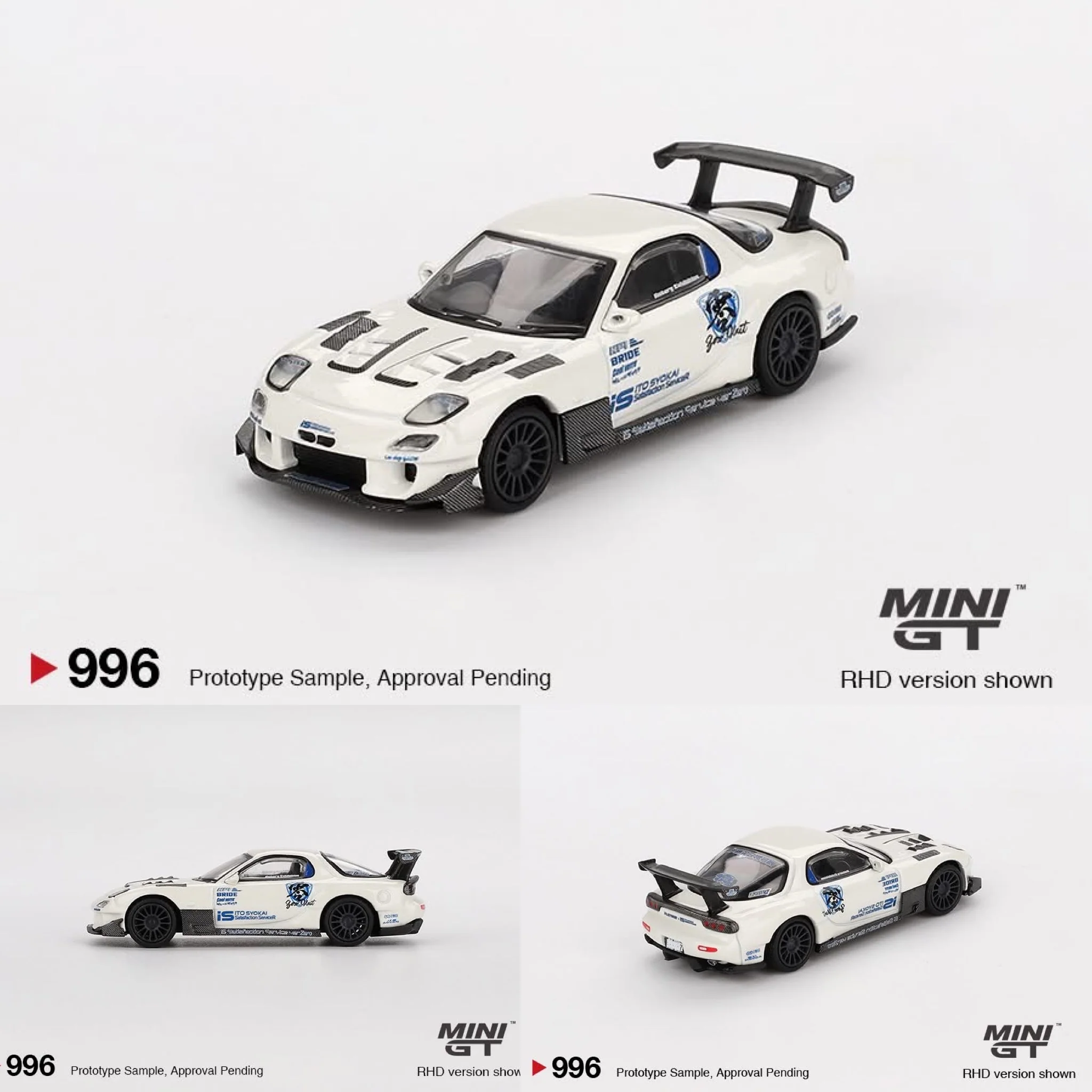MINI GT 1/64 Mazda RX-7 (FD3S) Itosyoukai Rei-gouki with RE Amemiya MGT00996-BL
