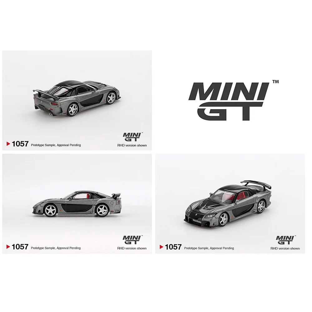 MINI GT 1/64 Mazda RX-7 VeilSide – Fortune Grey MGT01057-BL
