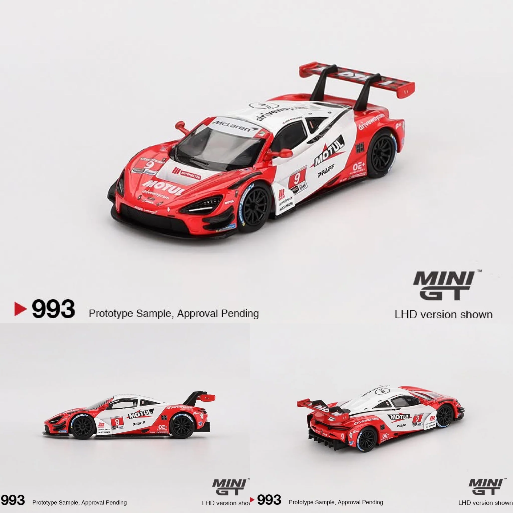 PREORDER MINI GT 1/64 McLaren 720S GT3 Evo Pfaff Motorsports 2024 IMSA Laguna Seca MGT00993-BL (Approx. Release Date : Q3 2025 subject to manufacturer's final decision)