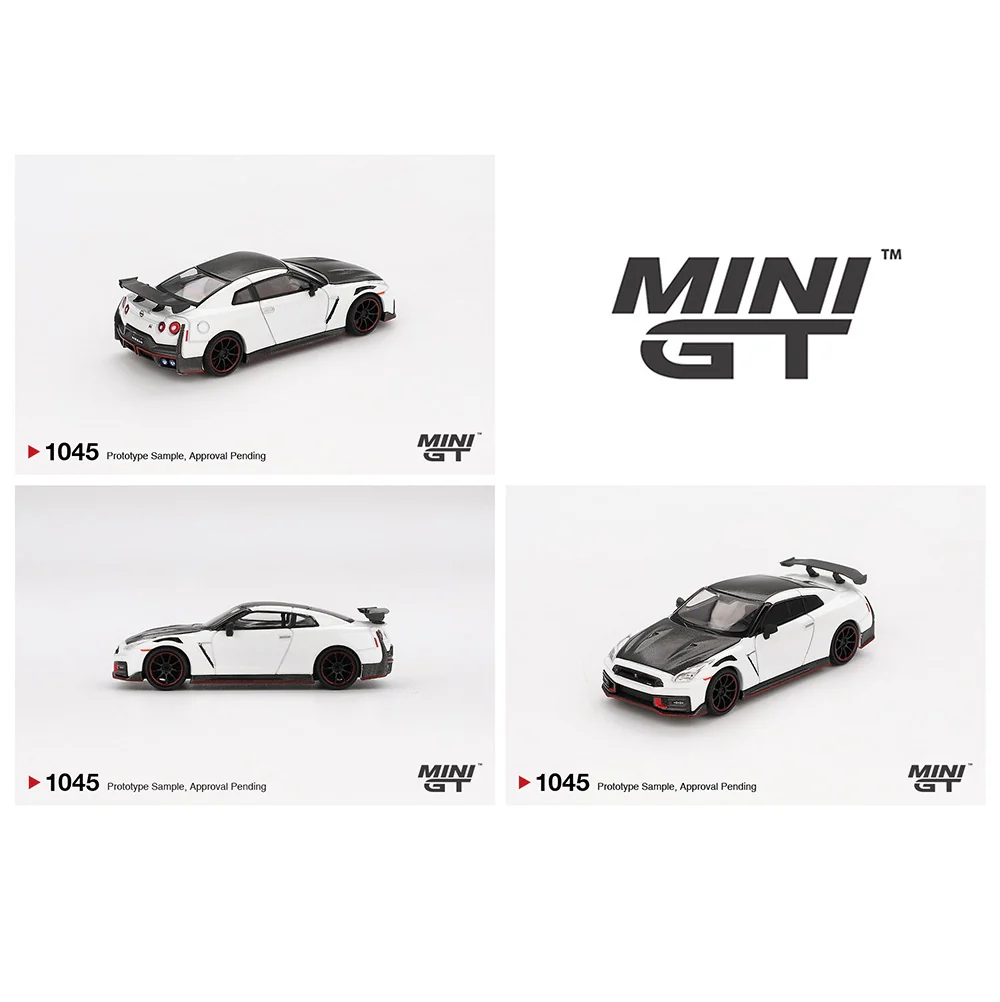 MINI GT 1/64 Nissan GT-R Nismo 2024 – Brilliant White Pearl MGT01045-BL