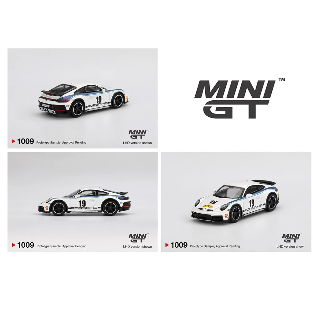 MINI GT 1/64 Porsche 911 Dakar Rally 1974 – White MGT01009-BL