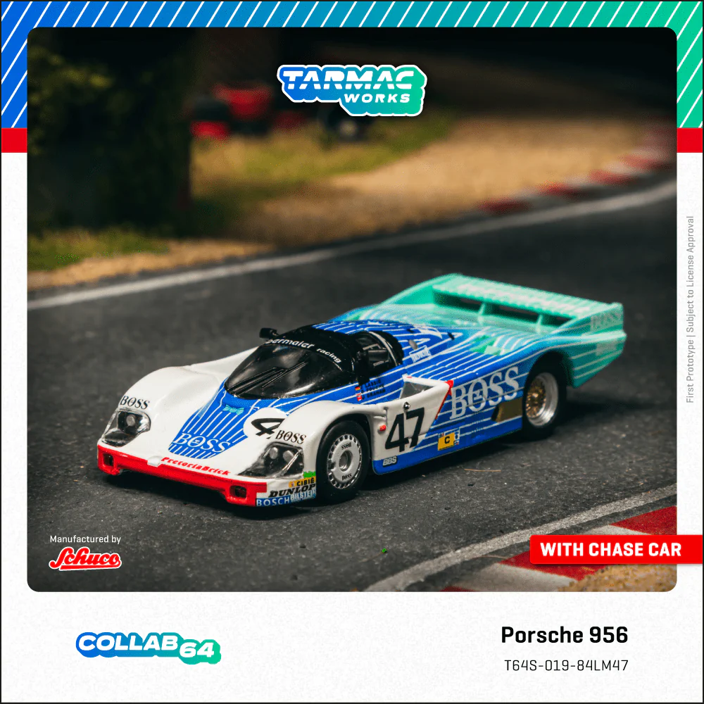 PREORDER TARMAC WORKS COLLAB64 1/64 Porsche 956 Le Mans 1984 #47 T64S-019-84LM47 (Approx. Release Date : Oct 2025 subject to manufacturer's final decision)