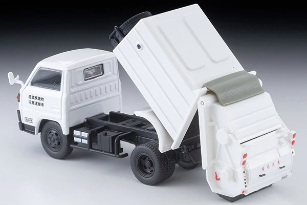 TOMYTEC TLVN 1/64 Mitsubishi Fuso Canter Cleaning Truck (White) with Figure LV-N343b - Image 3