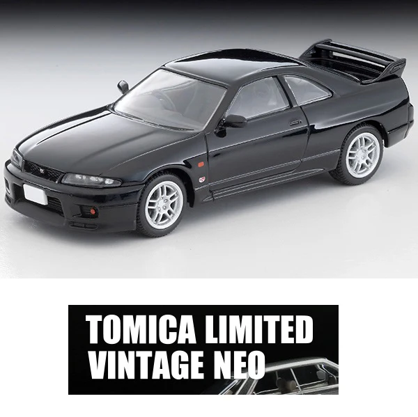 TOMYTEC TLVN 1/64 Nissan Skyline GT-R V-spec (black) 1995 LV-N308d