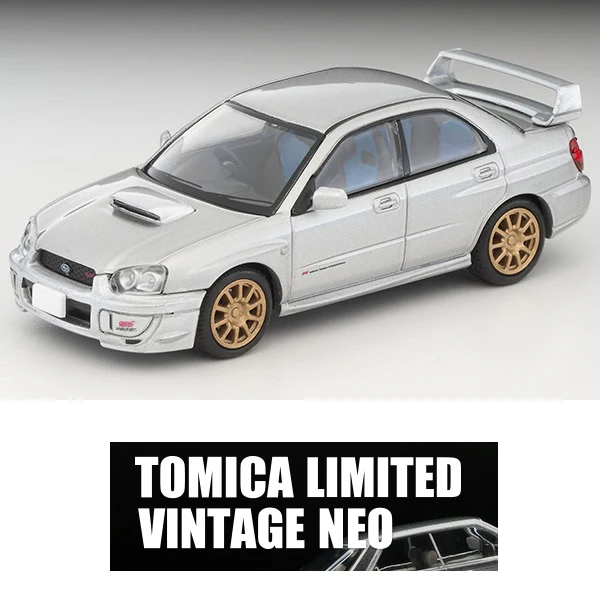TOMYTEC TLVN 1/64 Subaru Impreza WRX STi (silver) 2003 LV-N336b