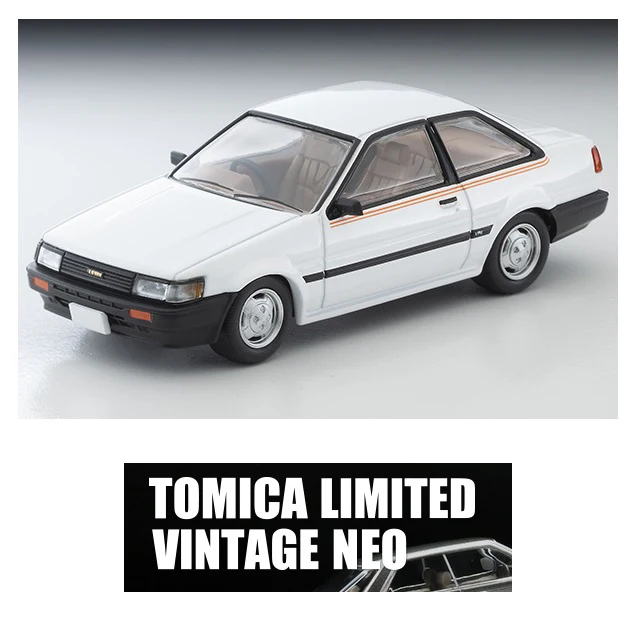 TOMYTEC TLVN 1/64 Toyota Corolla Levin 2-door LIME (White) 1983 LV-N284e