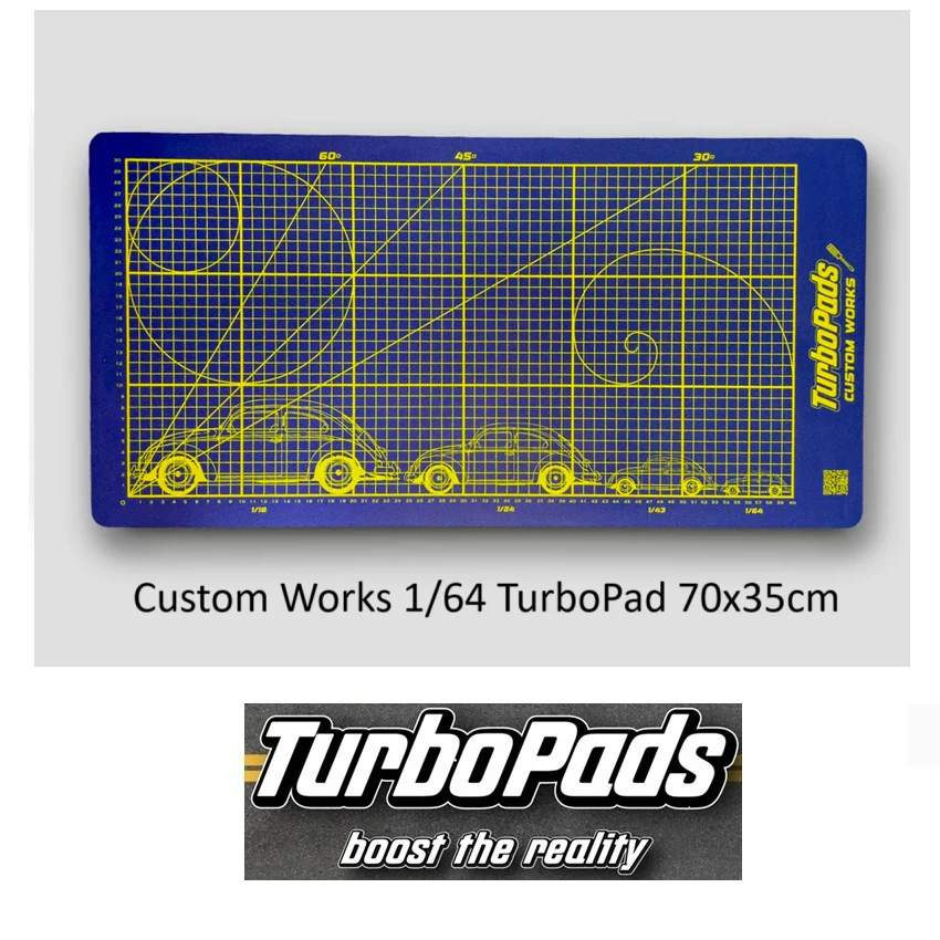 TurboPads 1/64 Custom Works Desktop Pad 70cm x 35cm