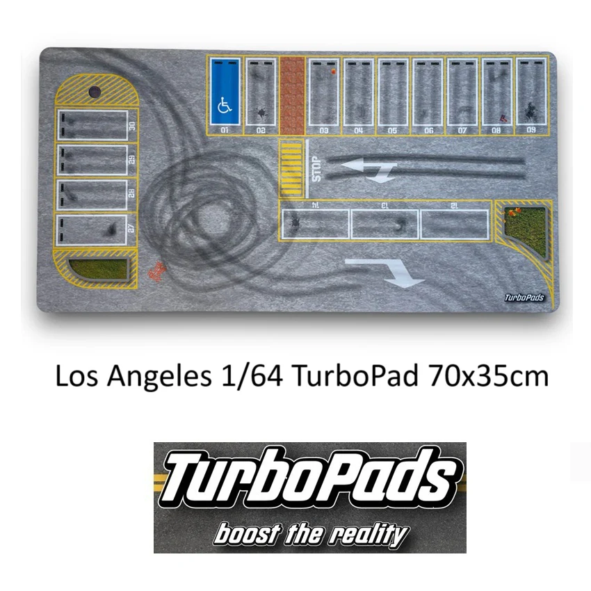 TurboPads 1/64 Los Angeles Desktop Pad 70cm x 35cm